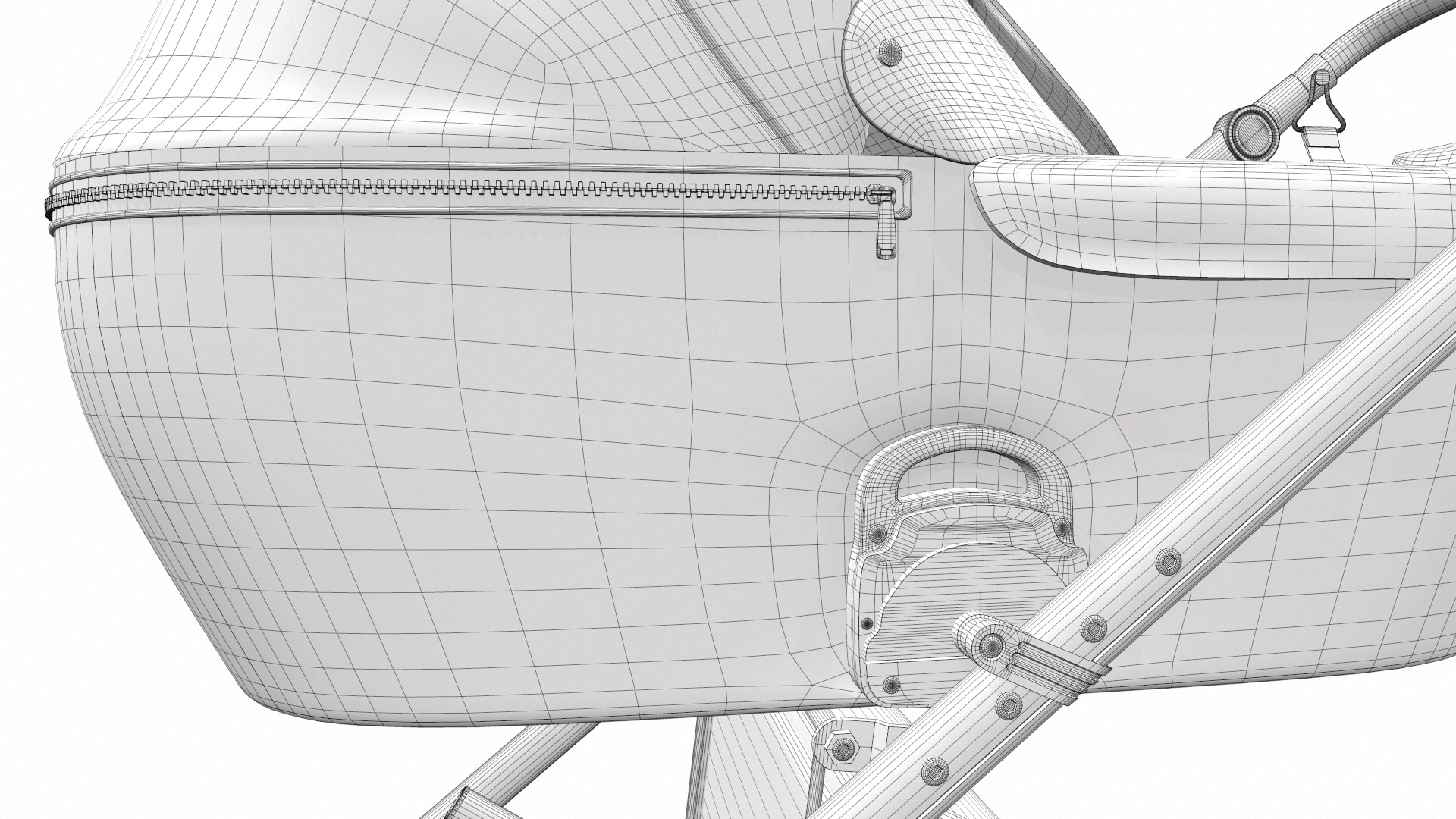 Baby stroller 09 3D model_22