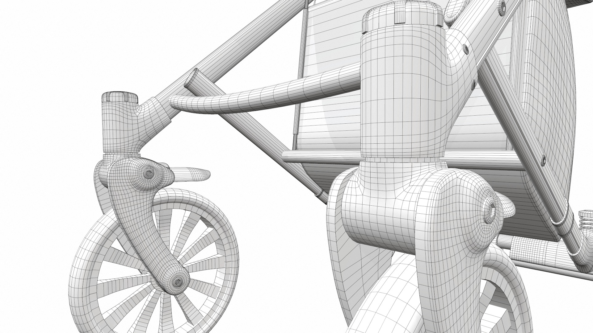Baby stroller 09 3D model_20