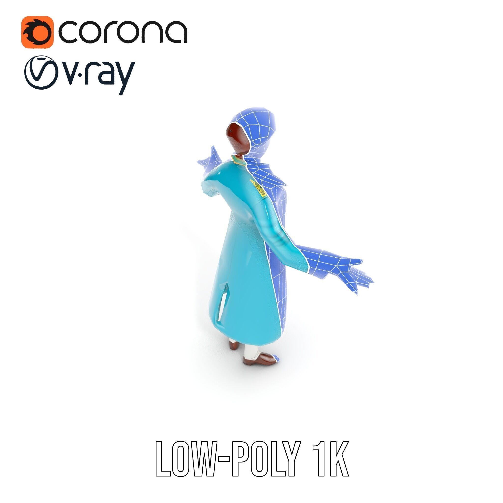 Elegant Prince Character  Rigged and Animated for Games and C... Low-poly 3D model_13