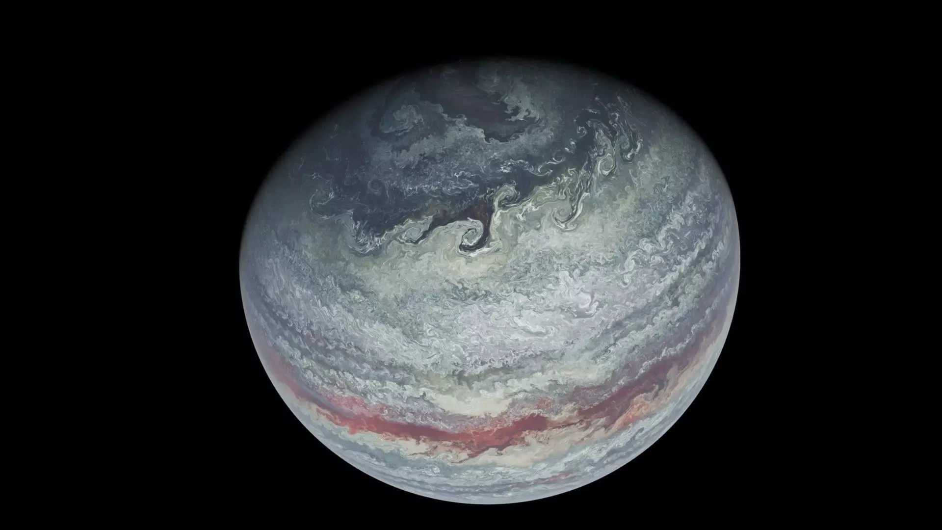 Exoplanet Series 01 - Crimson Storm 3D model_13