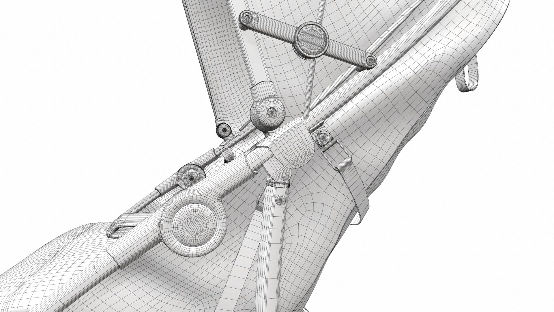 Baby stroller 11 3D model_23