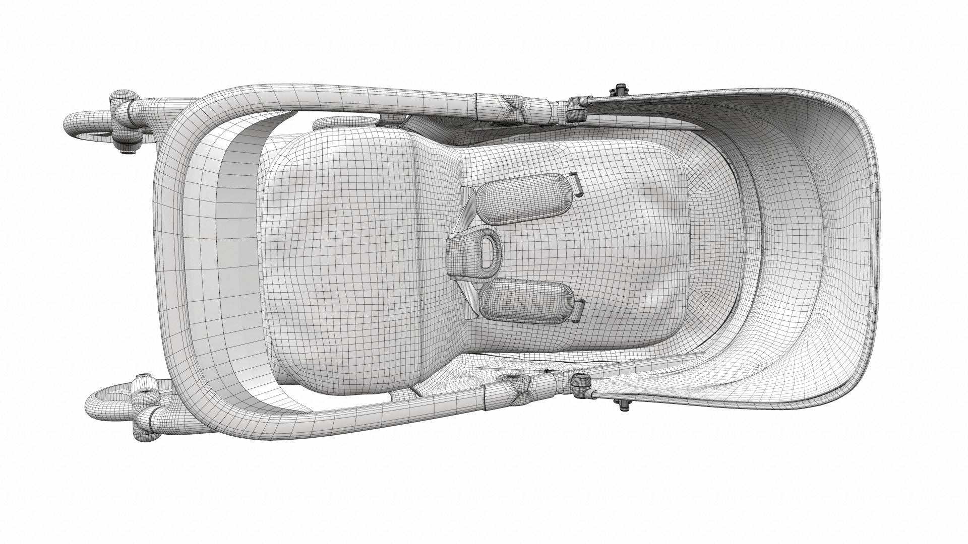 Baby stroller 11 3D model_20