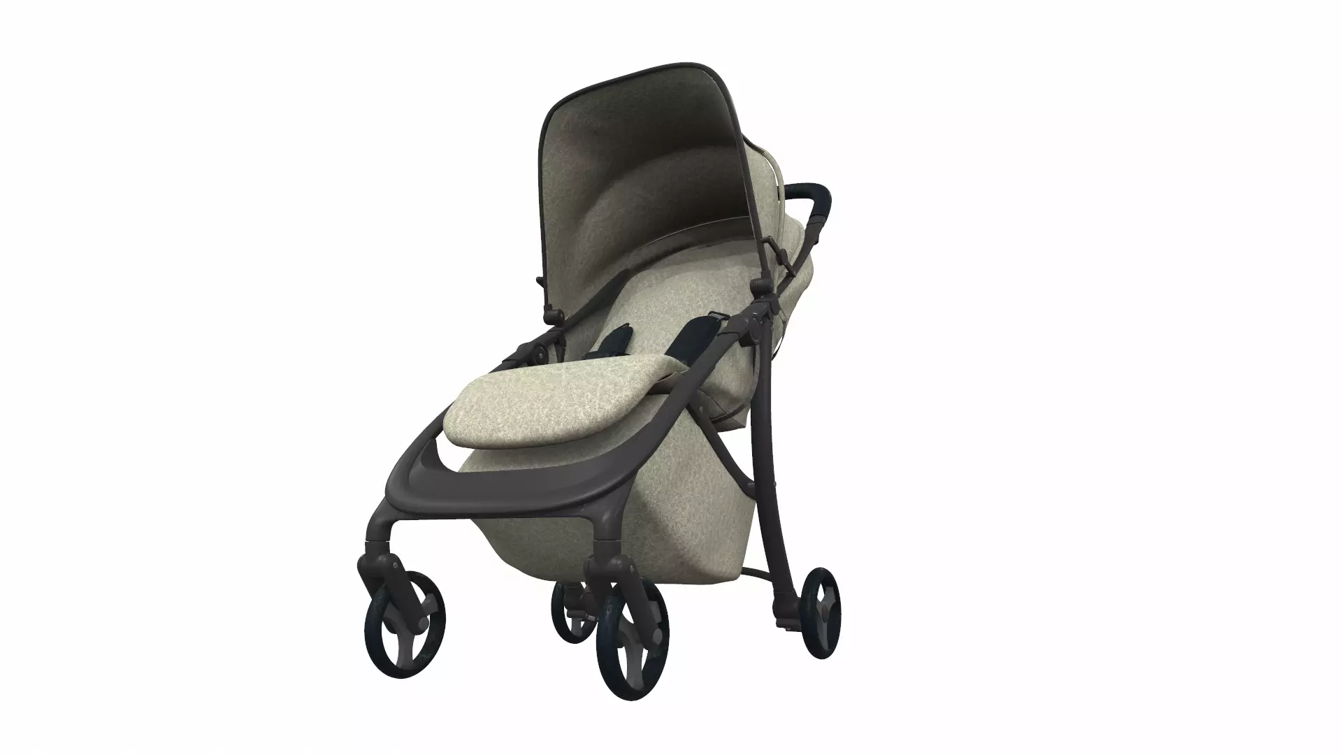 Baby stroller 11 3D model_0