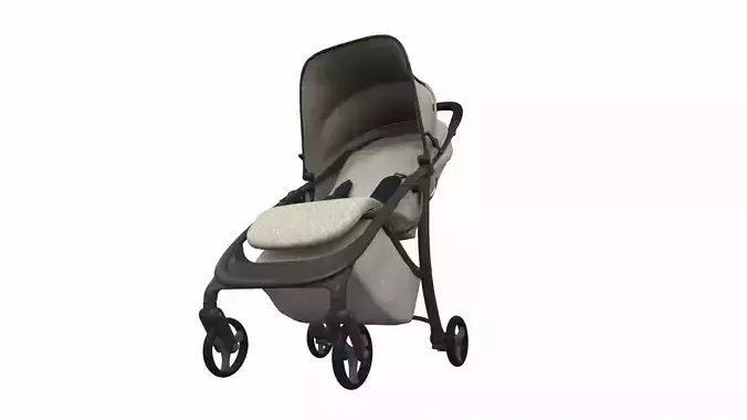 Baby stroller 11 3D model