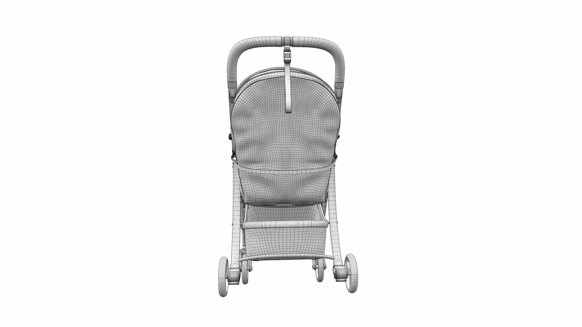 Baby stroller 11 3D model_17