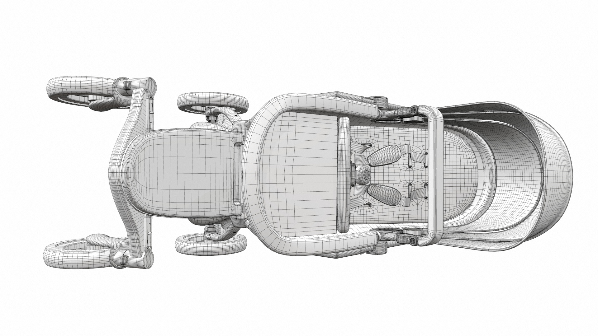 Baby stroller 12 3D model_21