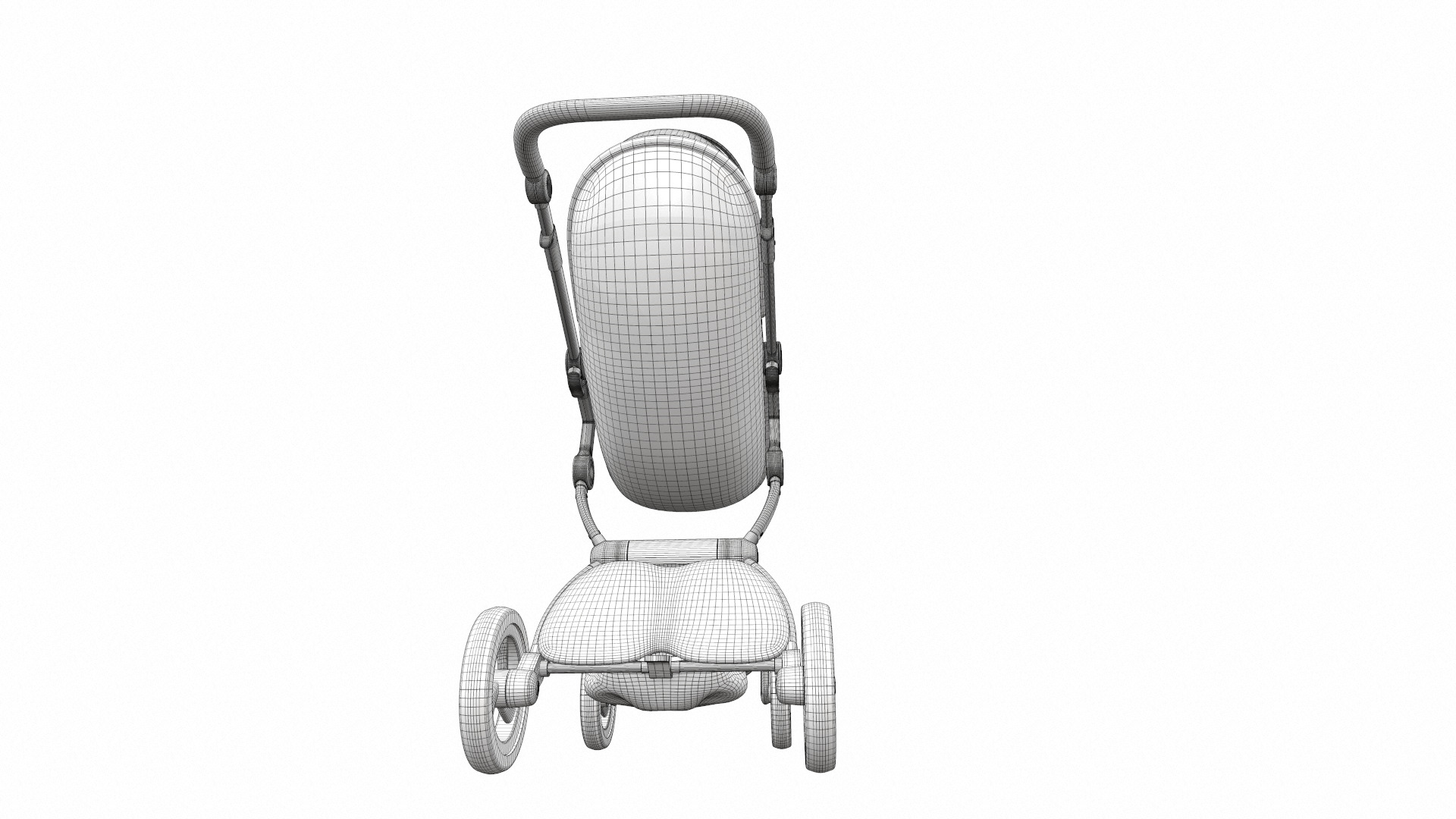 Baby stroller 12 3D model_18
