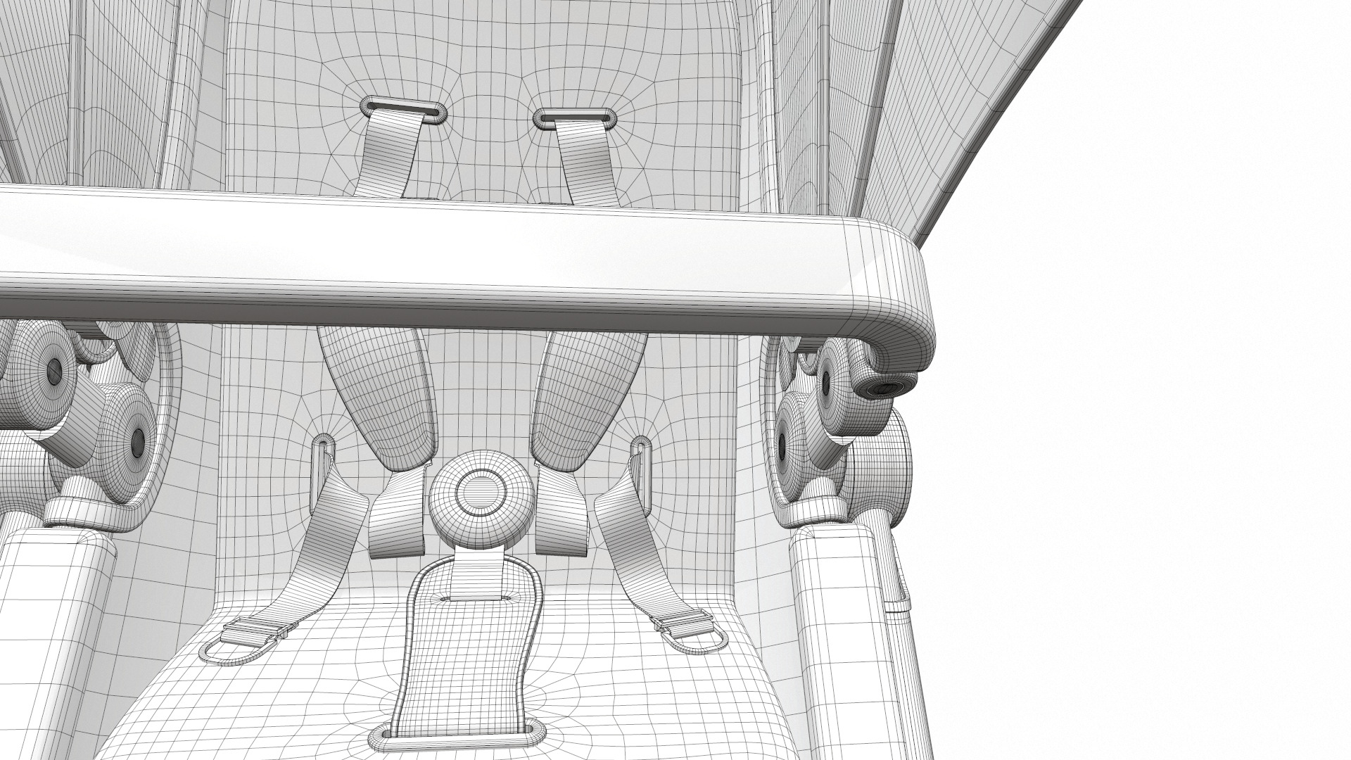 Baby stroller 12 3D model_25