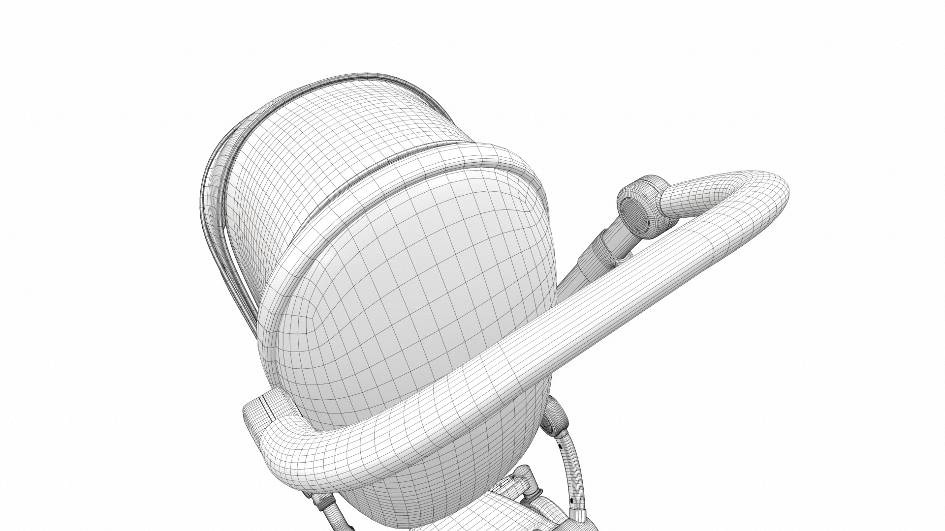 Baby stroller 12 3D model_26