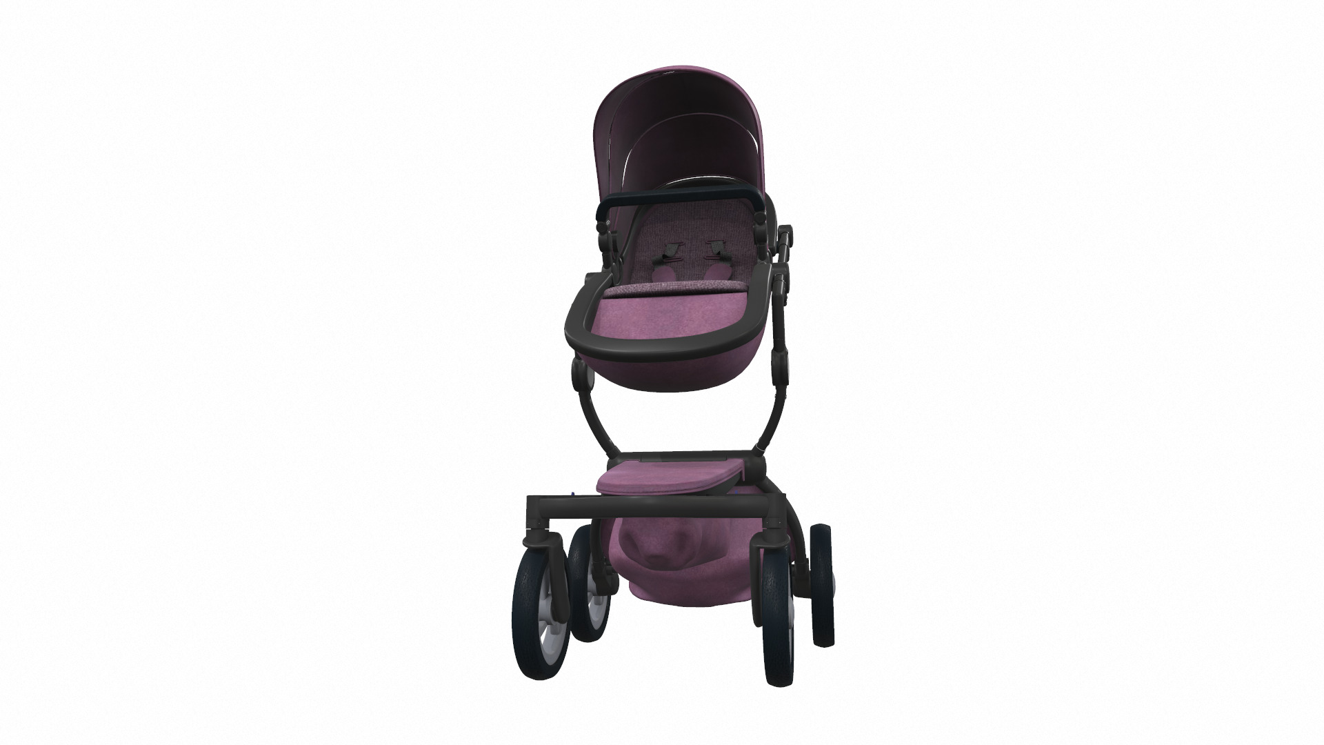 Baby stroller 12 3D model_2