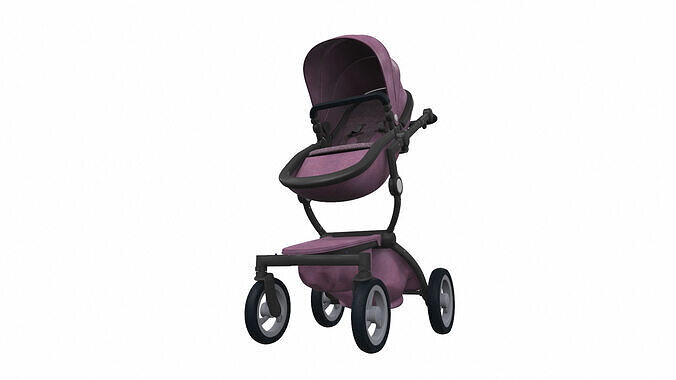 Baby stroller 12 3D model