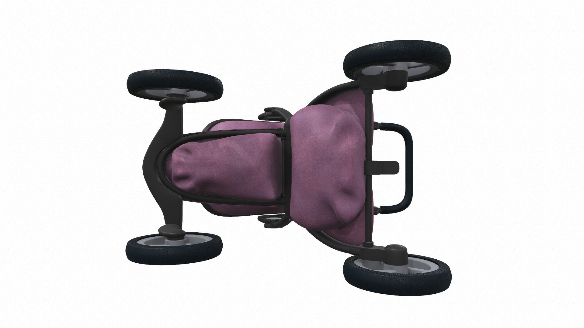 Baby stroller 12 3D model_5