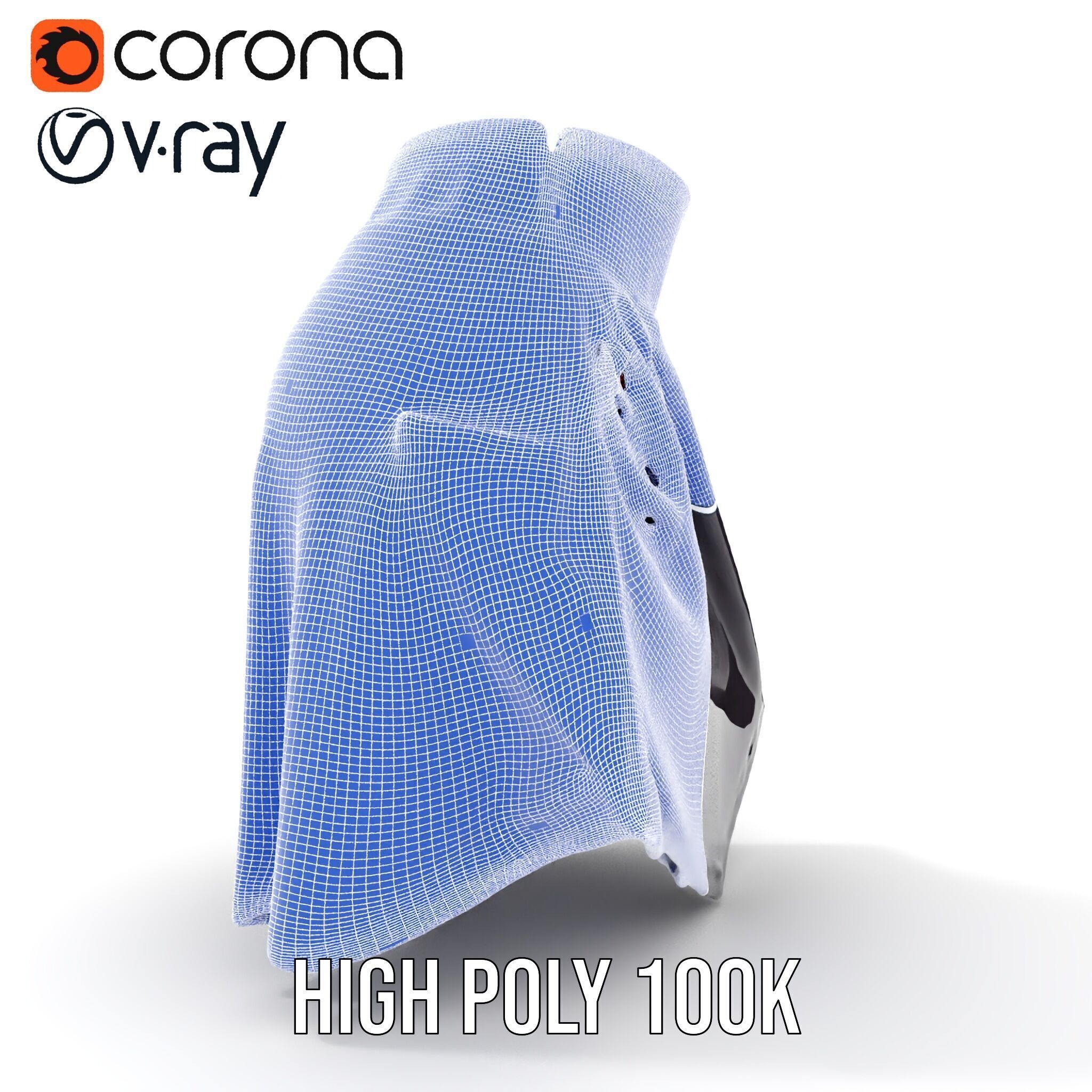 Sporty Skirt Model Pack with Dynamic Features Low-poly 3D model_24