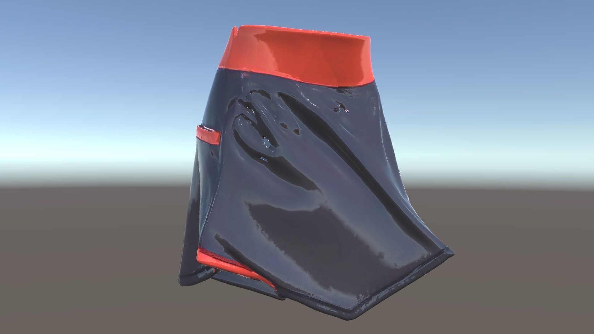 Sporty Skirt Model Pack with Dynamic Features Low-poly 3D model_33