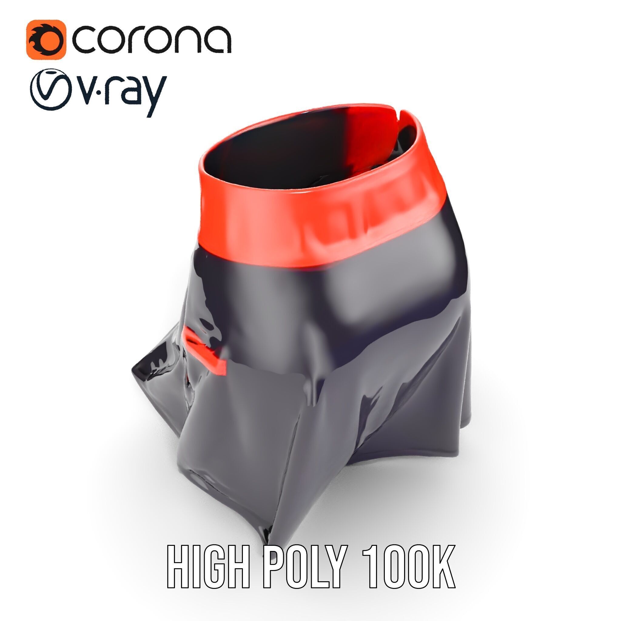 Sporty Skirt Model Pack with Dynamic Features Low-poly 3D model_30