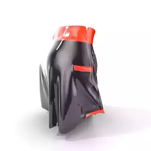 Sporty Skirt Model Pack with Dynamic Features Low-poly 3D model