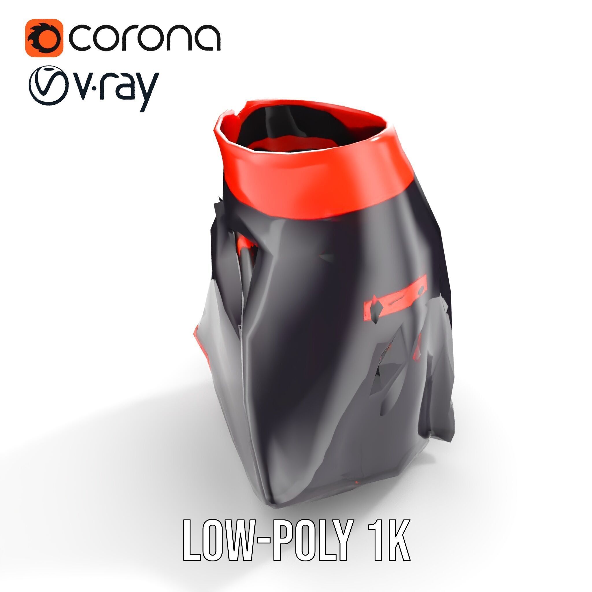 Sporty Skirt Model Pack with Dynamic Features Low-poly 3D model_16