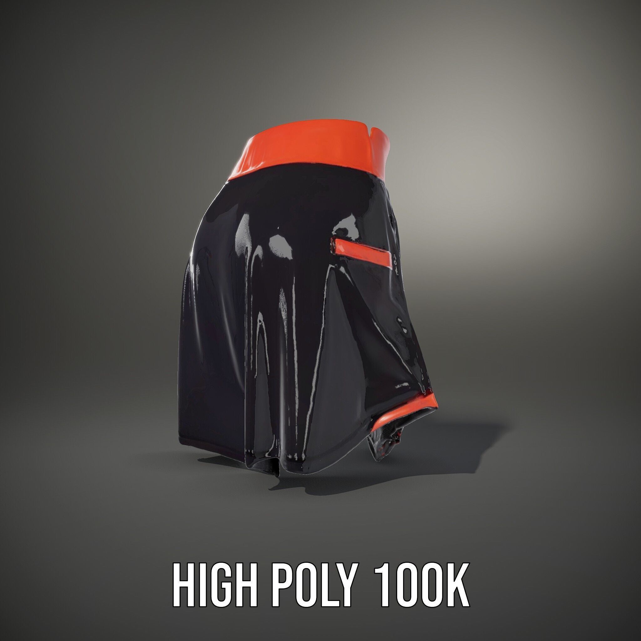 Sporty Skirt Model Pack with Dynamic Features Low-poly 3D model_14