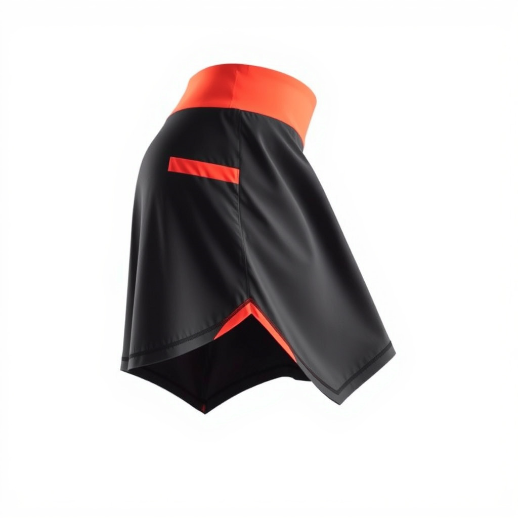 Sporty Skirt Model Pack with Dynamic Features Low-poly 3D model_2