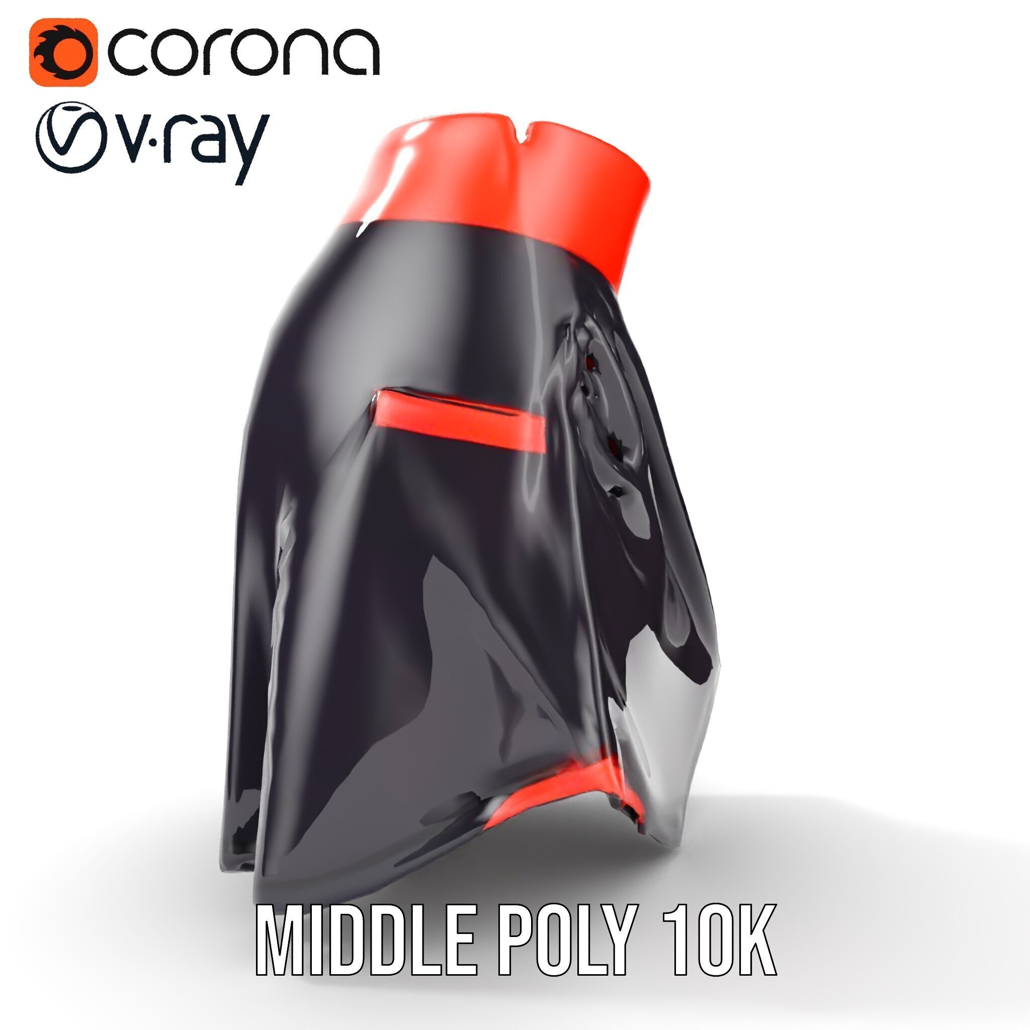 Sporty Skirt Model Pack with Dynamic Features Low-poly 3D model_6