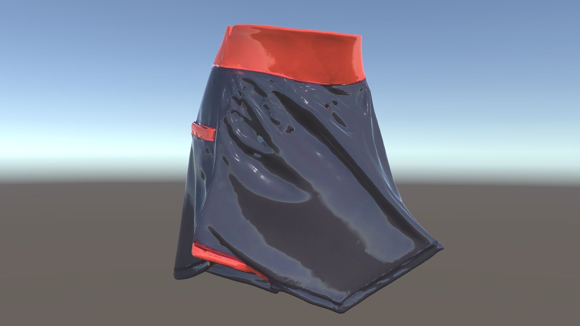 Sporty Skirt Model Pack with Dynamic Features Low-poly 3D model_5