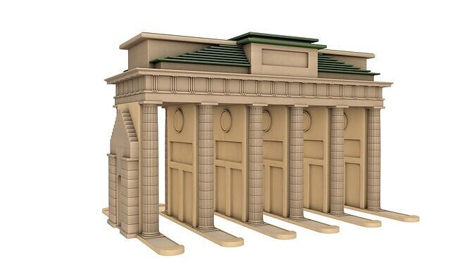 Brandenburg Gate 3D model