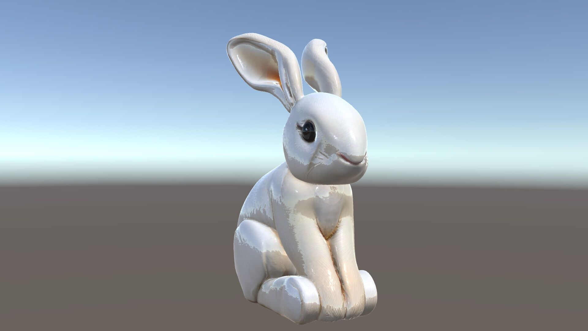 Soft White Bunny model pack Low-poly 3D model_5
