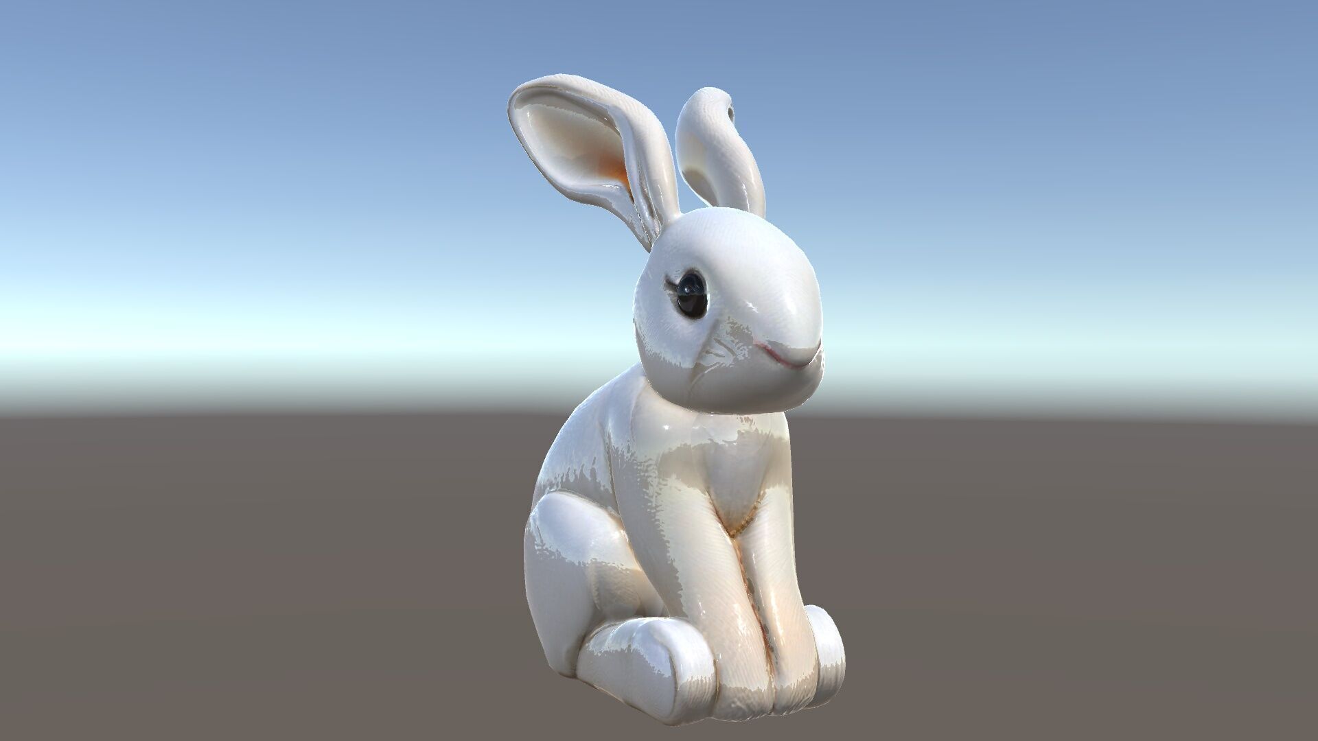 Soft White Bunny model pack Low-poly 3D model_33