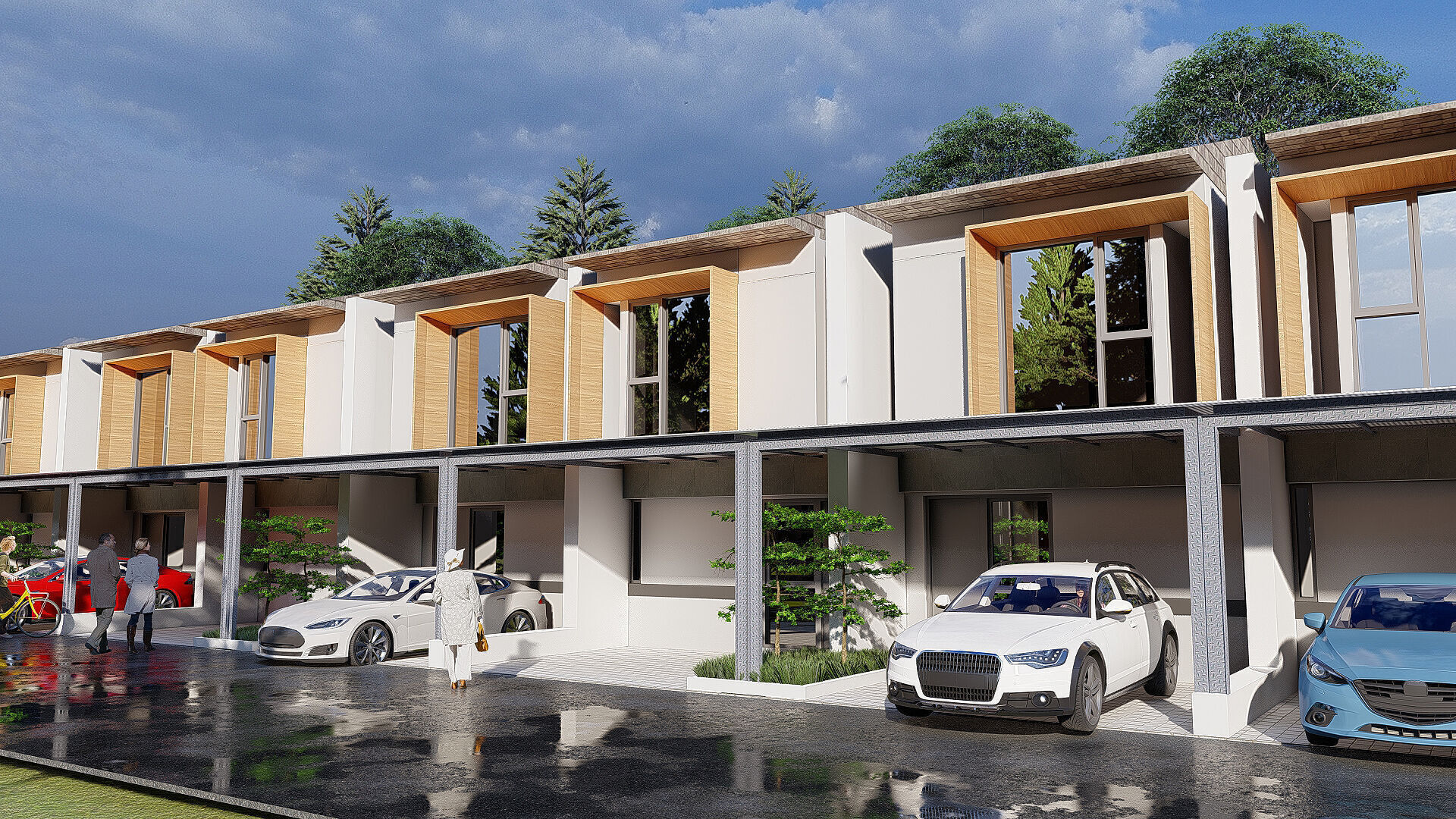 Modern House 3D Model 5 x 10 Meters Skp Lumion and DWG Files 3D model_2