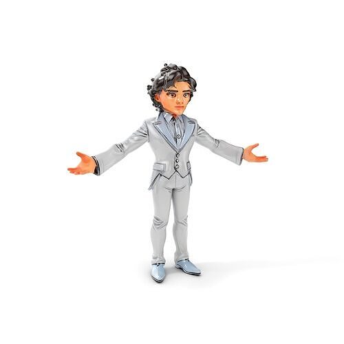 Elegant Silver Suit D Character Model  Rigged and Animated Low-poly 3D model