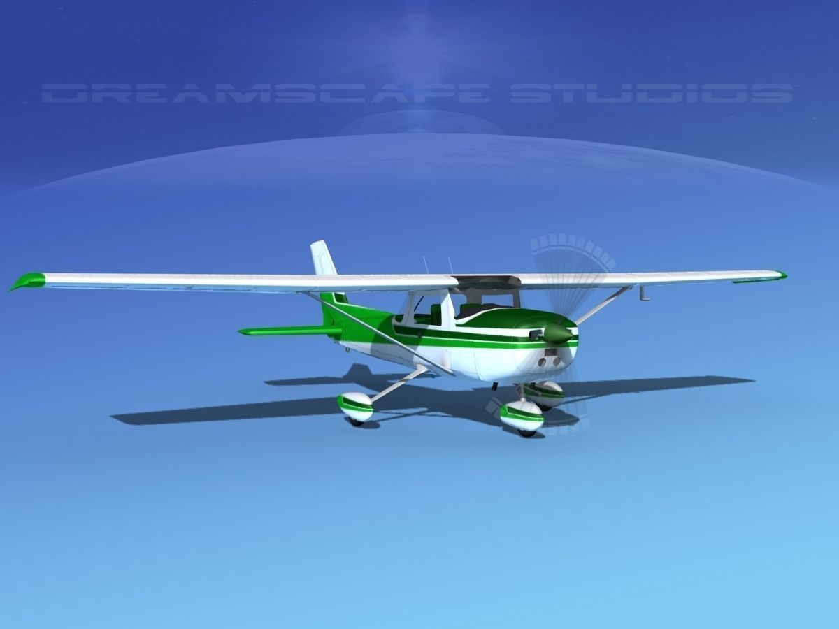Cessna 150 Commuter V04 3D model_2
