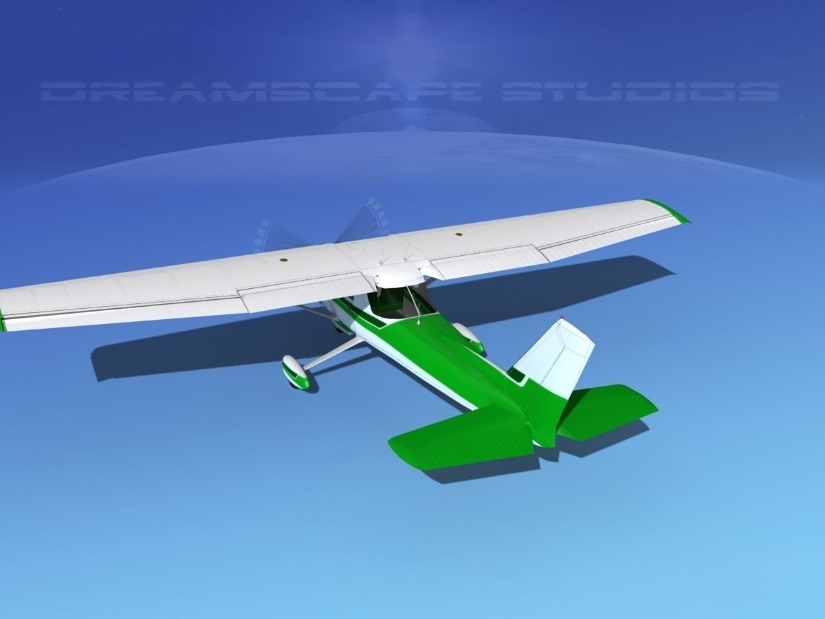 Cessna 150 Commuter V04 3D model_7