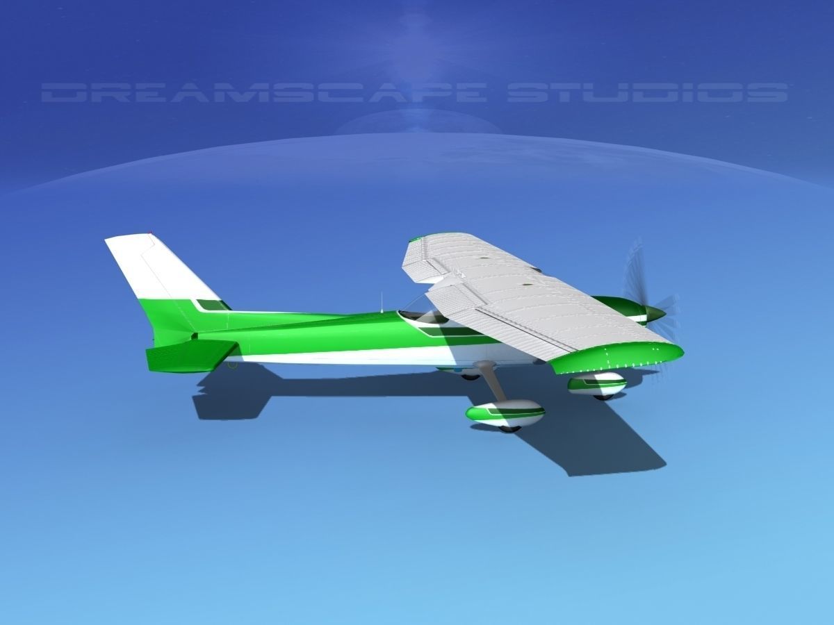Cessna 150 Commuter V04 3D model_4