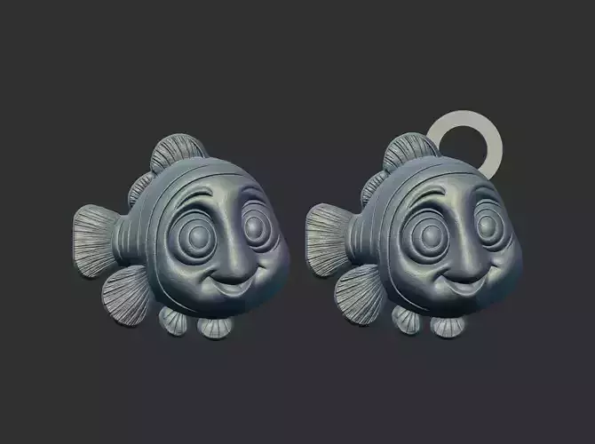 nemo pentant cnc model 3D print model