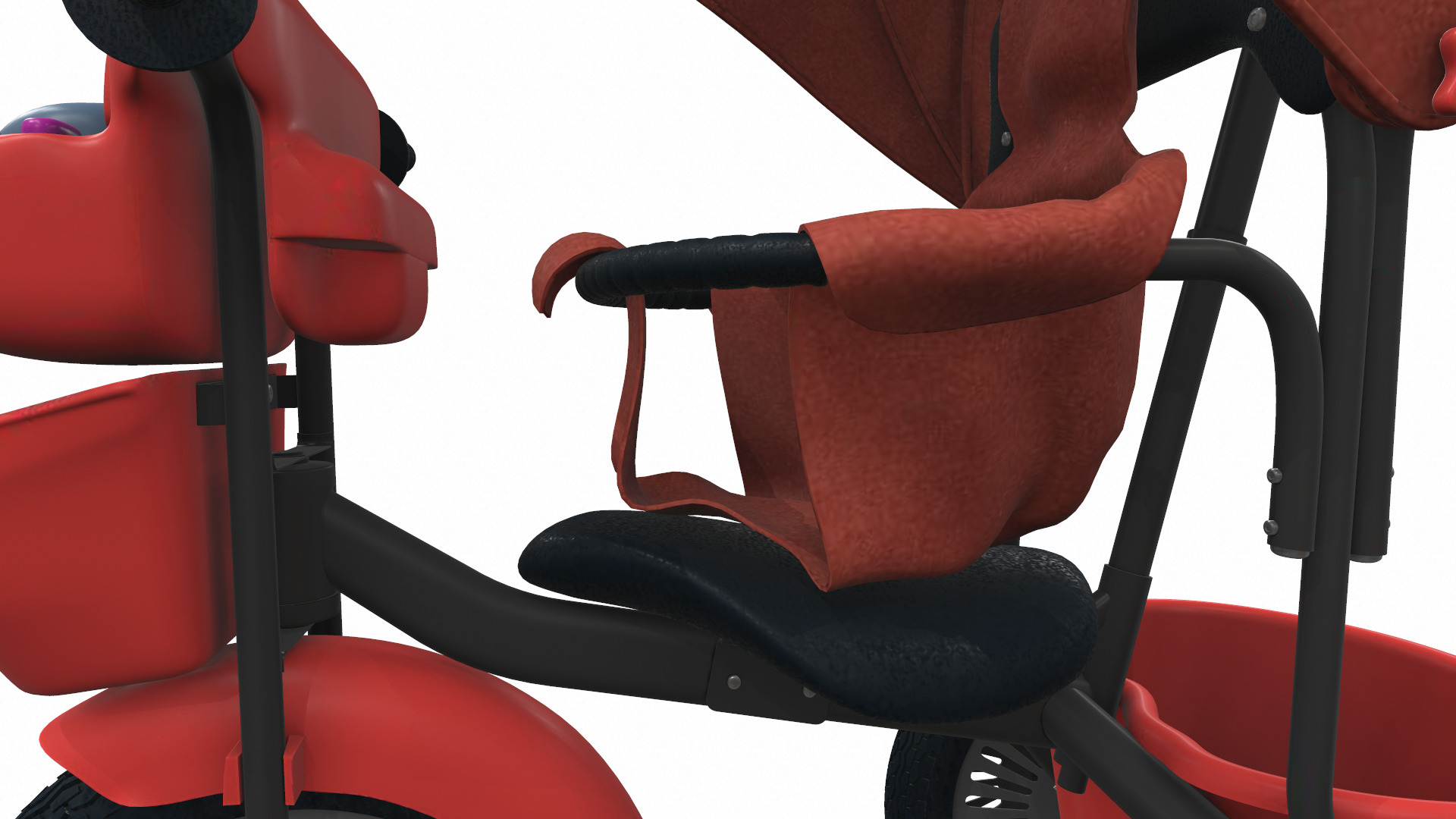 Baby stroller tricycle 03 3D model_11