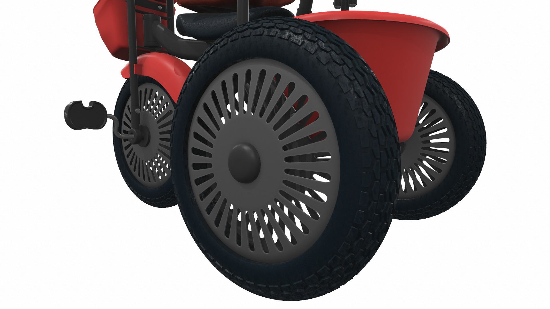 Baby stroller tricycle 03 3D model_9