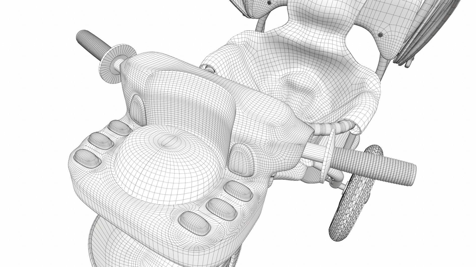 Baby stroller tricycle 03 3D model_26