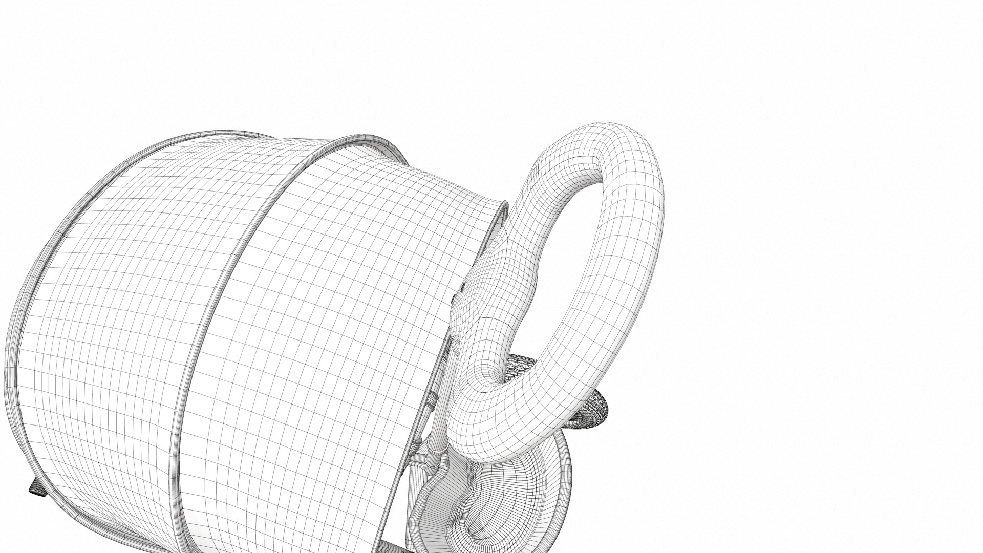 Baby stroller tricycle 03 3D model_27