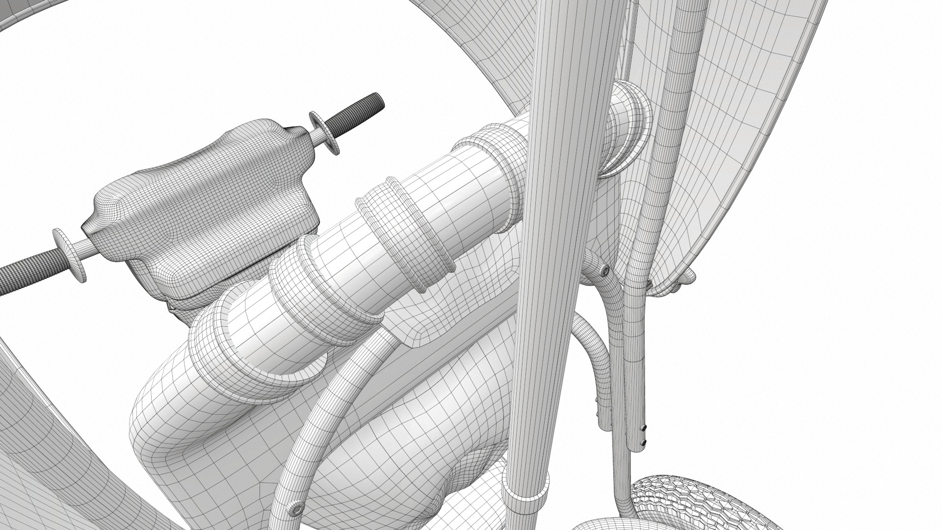 Baby stroller tricycle 03 3D model_25