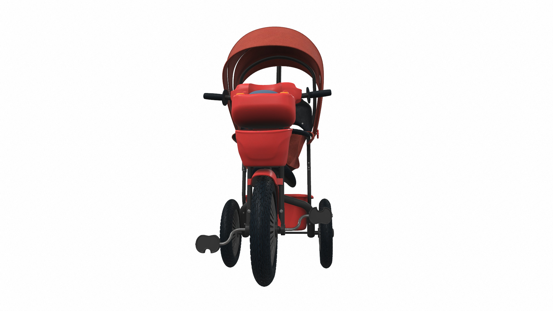 Baby stroller tricycle 03 3D model_2