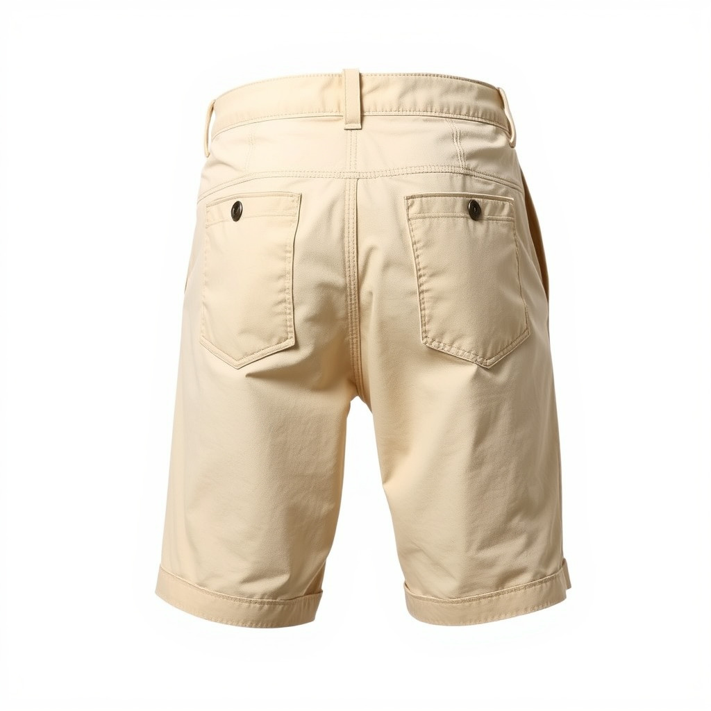 Casual Beige Shorts D Model Pack for Fashion and Rendering Low-poly 3D model_2