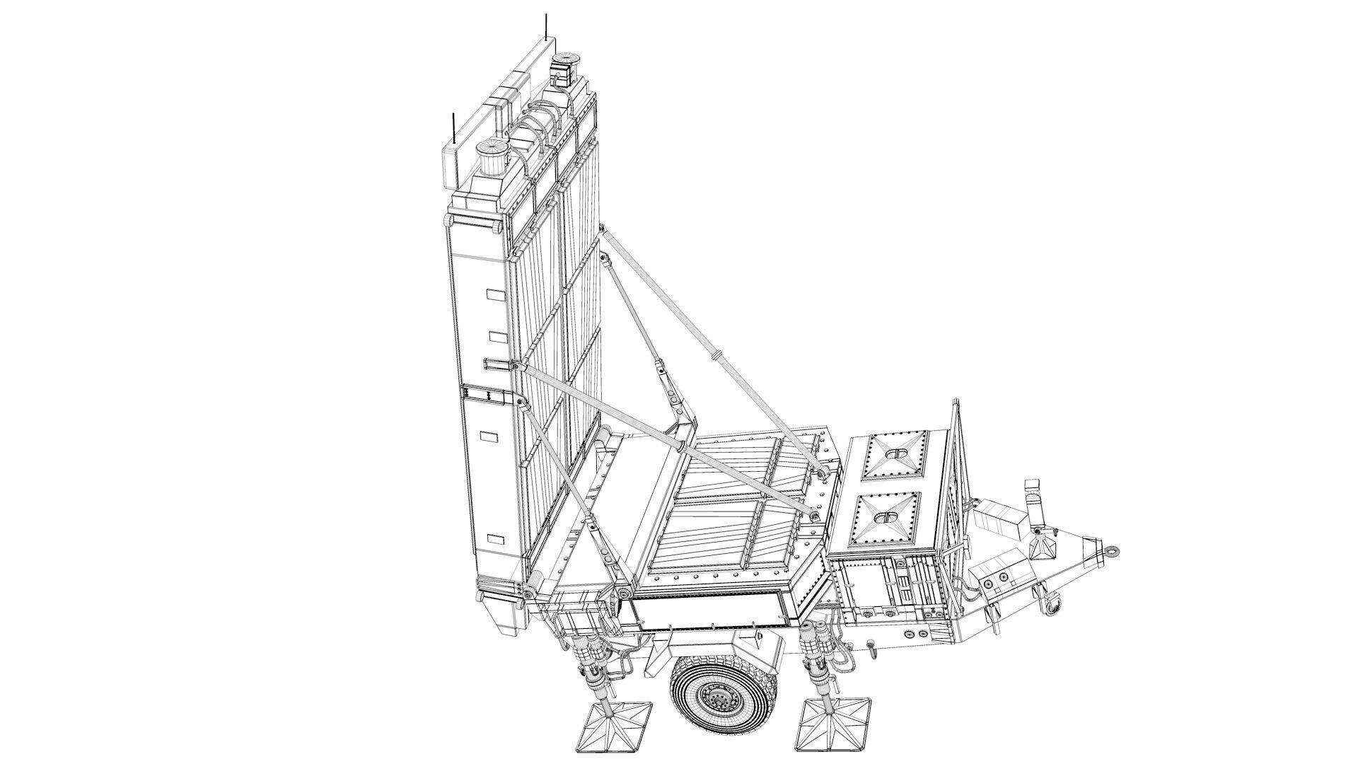 N TPS-80 Ground Air Task Oriented Radar 3D model_8