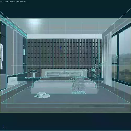 WABI SABI STYLE 3D MODELS BEDROOM 0053