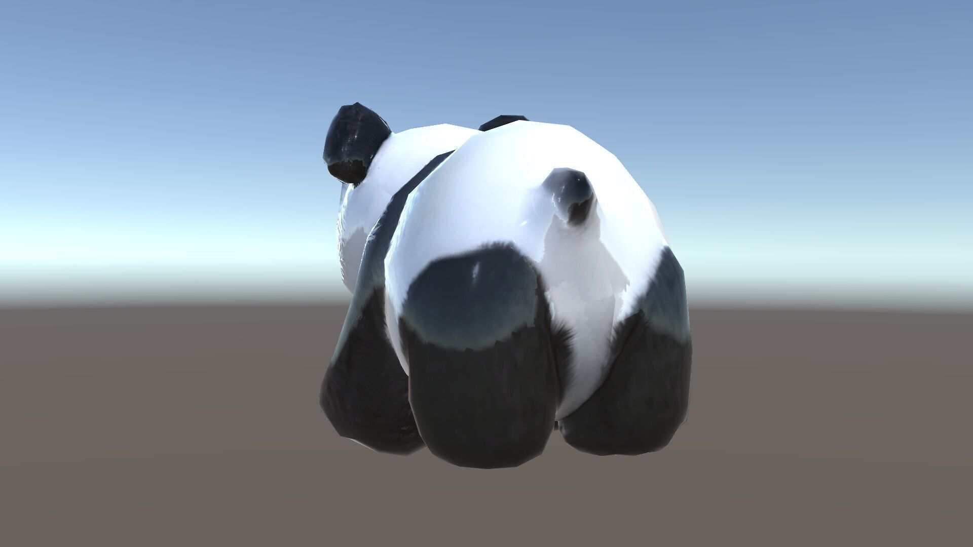 Panda Plush Toy Model Pack Low-poly 3D model_35