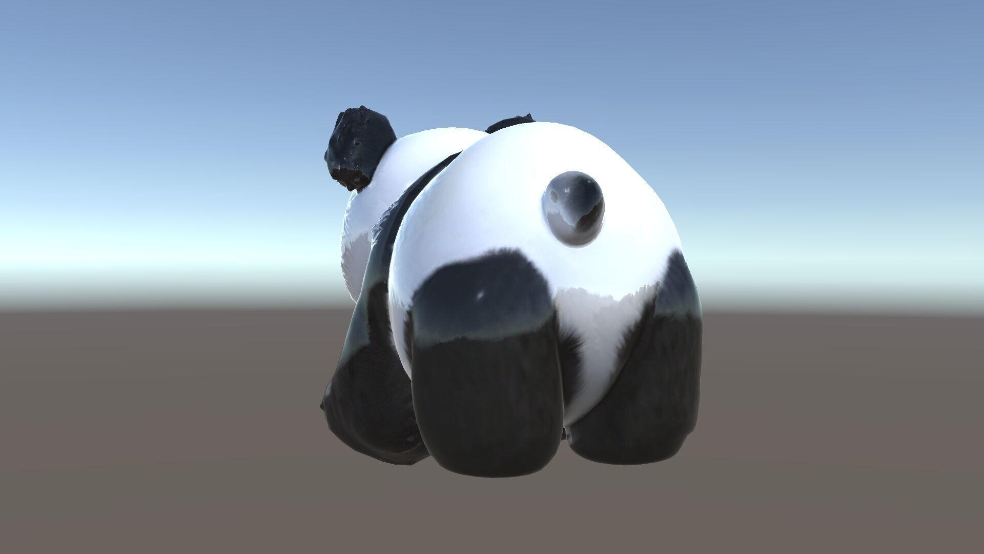 Panda Plush Toy Model Pack Low-poly 3D model_34