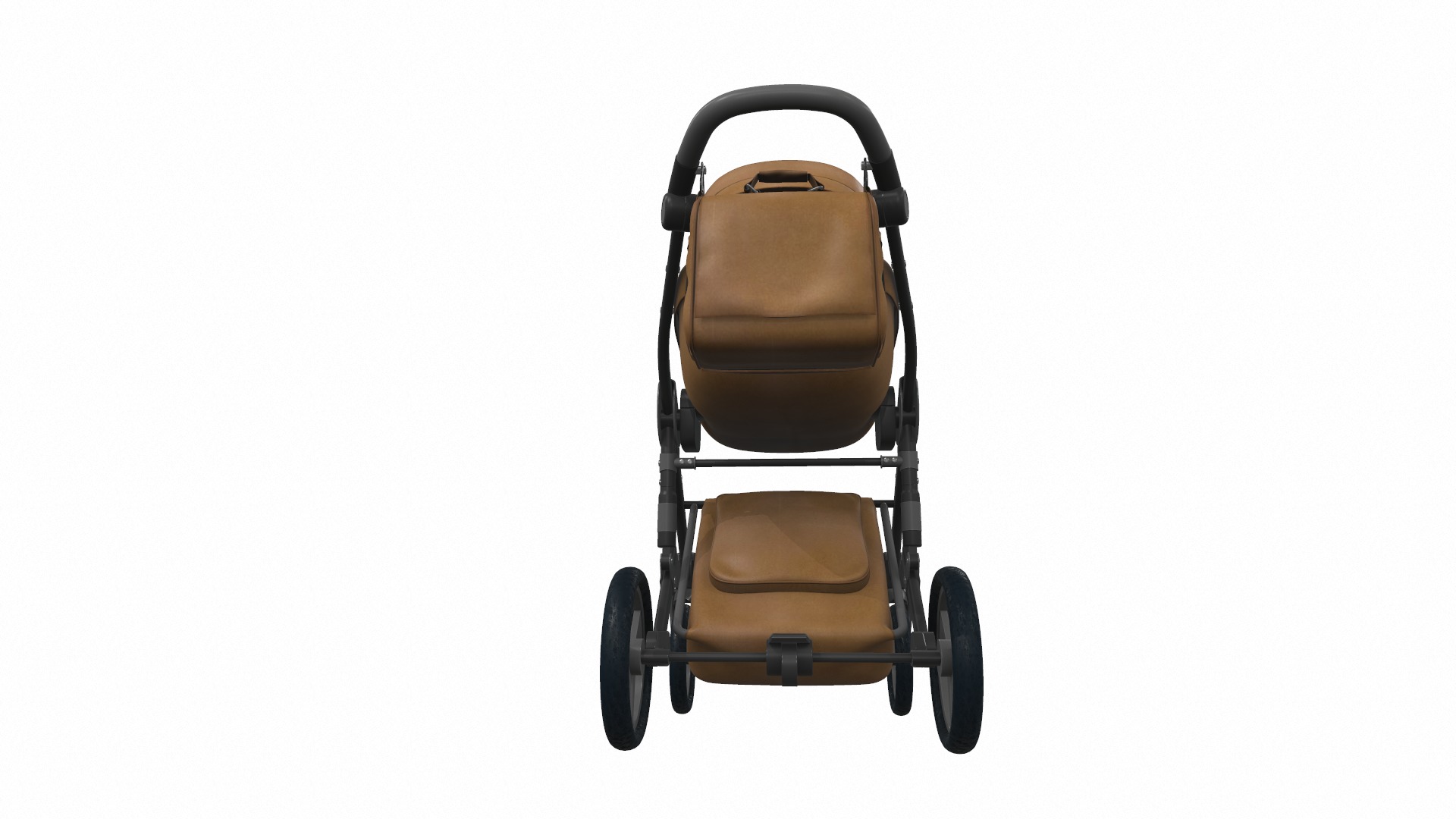 Baby stroller set 12 3D Model Collection_34