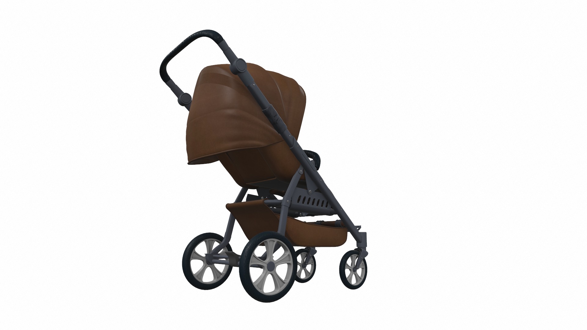 Baby stroller set 12 3D Model Collection_17