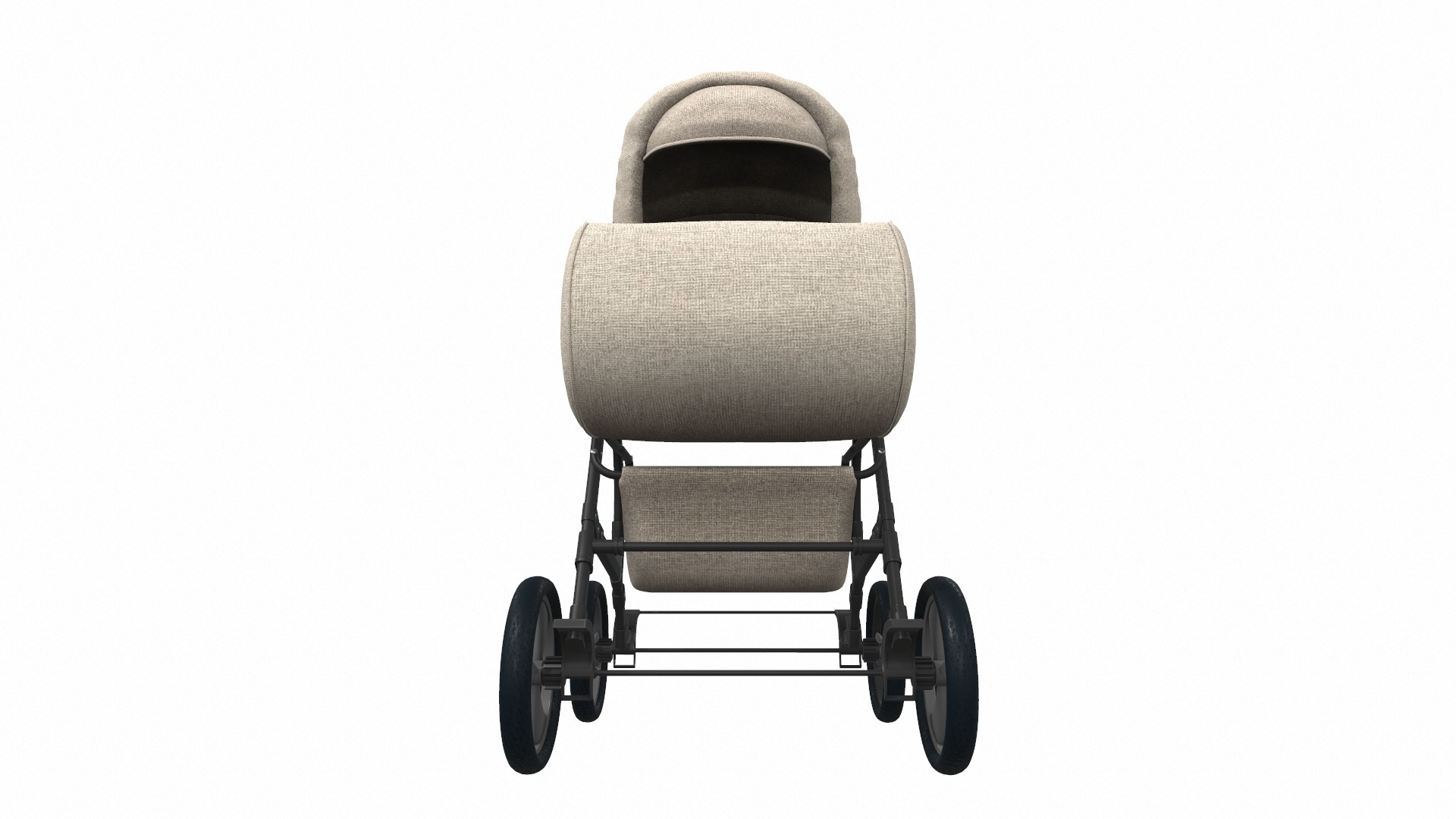 Baby stroller set 12 3D Model Collection_26