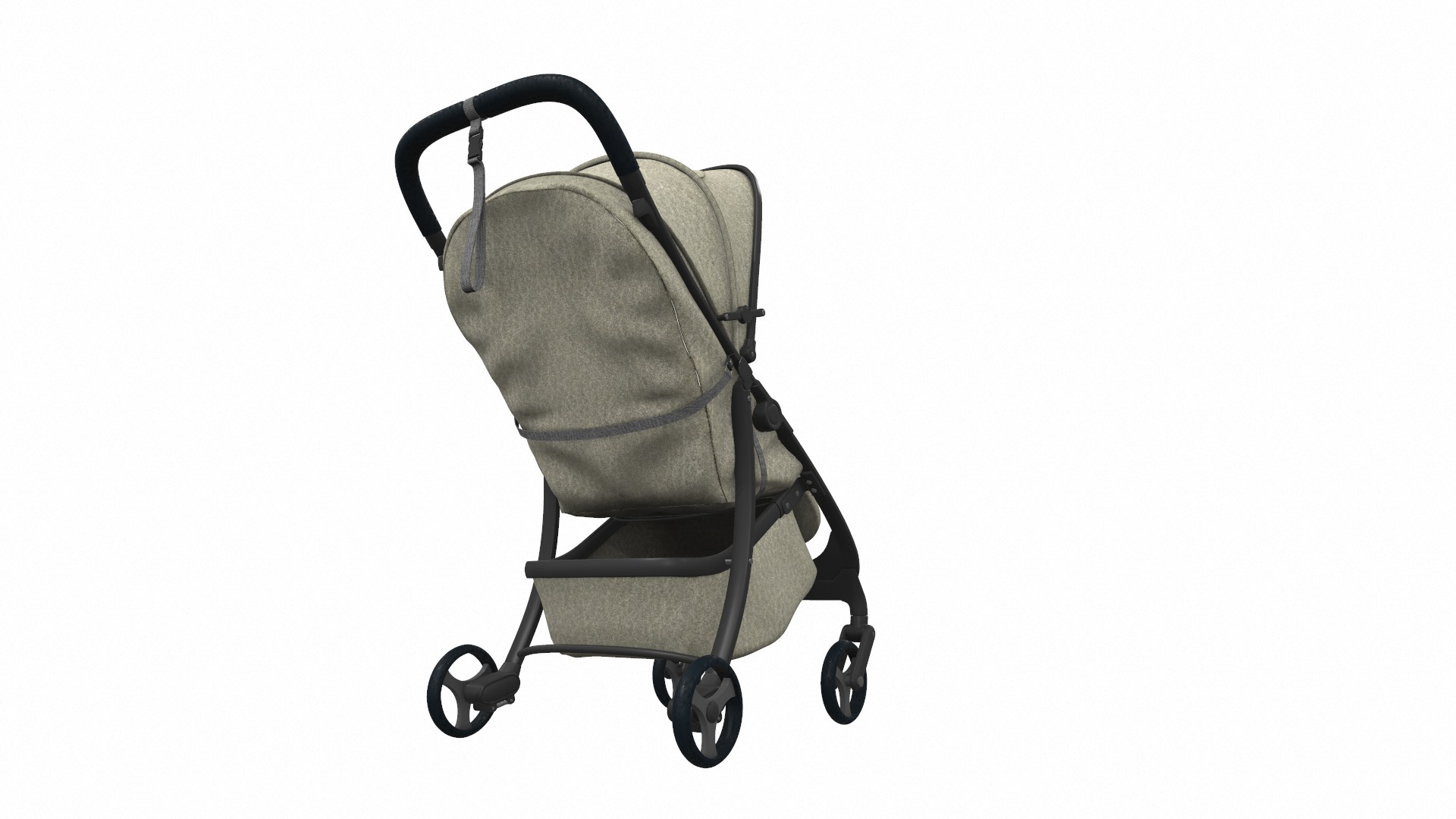 Baby stroller set 12 3D Model Collection_18