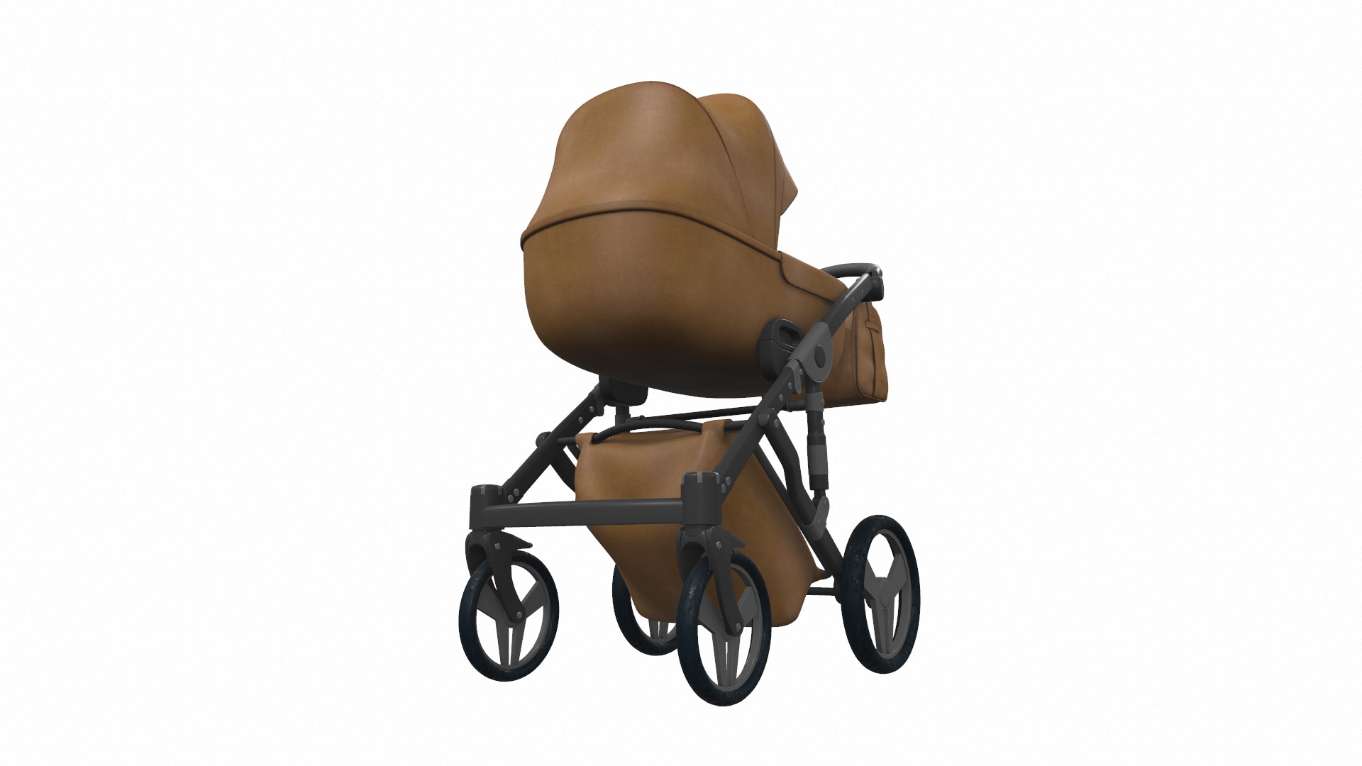 Baby stroller set 12 3D Model Collection_10